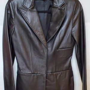 Bebe Leather black Jacket very good condition